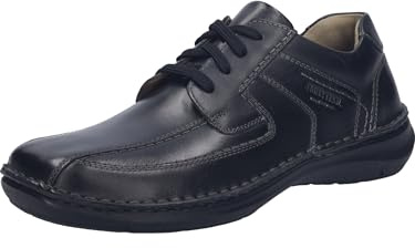 Josef Seibel Scarpe comode da uomo New Anvers 08, larghezza K (extra larga), plantare intercambiabile, Nero , 47 EU X-Larga