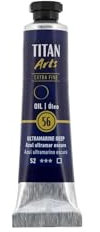 TITAN ARTS - Huile extra fine Titan 20 ml - 56 bleu ultra foncé série 2