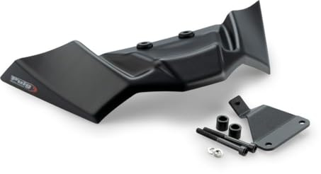 Puig 21135J Alette Frontali Naked in ABS resistente, Nero Opaco