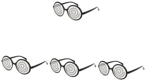 LIFKOME 4stücke Party Sonnenbrille Lustige Brille Mit Wackelaugen Fotorequisiten Für Kostümpartys Leichte Pc-materialien Für Feiern Und Unvergessliche Erinnerungen