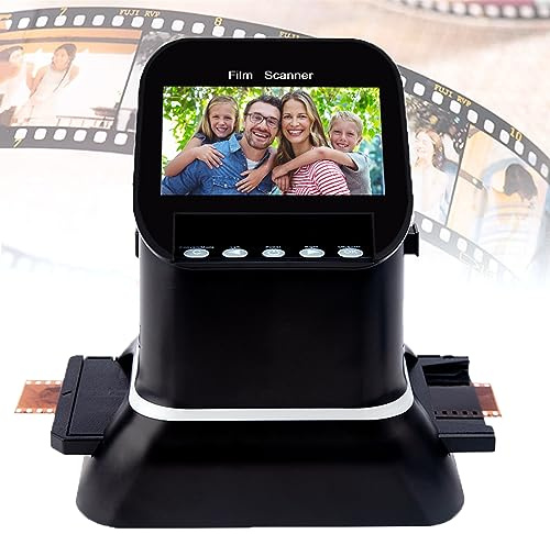 Digital Film Converter, 22 MP Slide Negative Scanner with 4.3 In LCD Screen and HDMI Port, Convert 135/35 Mm, 120,127, 126KPK Negatives and Slides To Digital JPEG, For Gifting, Home