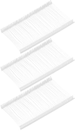 sourcing map 5000pcs Standard Tagging Gun Fasteners 50mm Tagging Barbs Pins PP Plastic Tag for Price Tagging Gun, Clothing Tags Gun Attachments for Clothes Bag Fabric, White