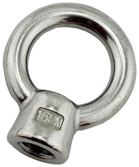 JIEYUZYUO Ringöse Mit Ösenmutter Und Gewindeloch, 304 Edelstahl Für Schiffszubehör/M10