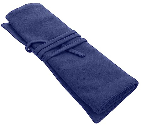 Sosoport Bolsa de Almacenamiento Suciedad Cubiertos Portátil Resistente | Azul, Tela de Algodón y Lino, Uso en Cocina y Trabajo, Formato Compacto para Llevar Color Aleatorio