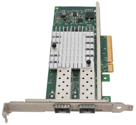 MENDUNER Tarjeta de Red SFP + PCIe 10 GB para Cálculos de Alto Rendimiento y Aplicación de Memoria, Compatible con Varios Servidores de Transmisión de Datos y Servicios