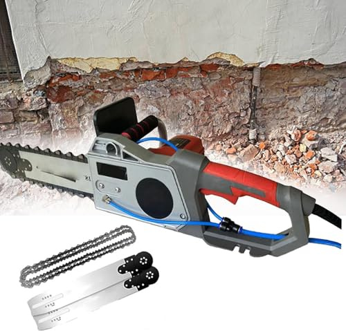 Sega A Catena Elettrica Portatile Cemento,Motosega Elettrica Professionale Per Cemento Da Raffreddamento Ad Acqua E Pompa Integrata,Utensili Da Taglio Per Impieghi Gravosi(480)