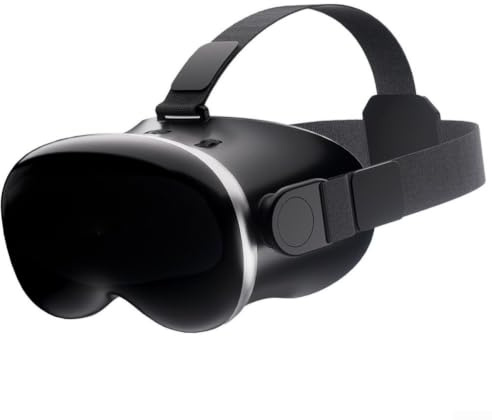 VR-headset för telefon med 98° FOV – justerbart fokus, 3D, glasögon för virtuell verklighet för barn, vuxna – anti-blåljus, bekväm passform för iPhone för android, smartphones, svart