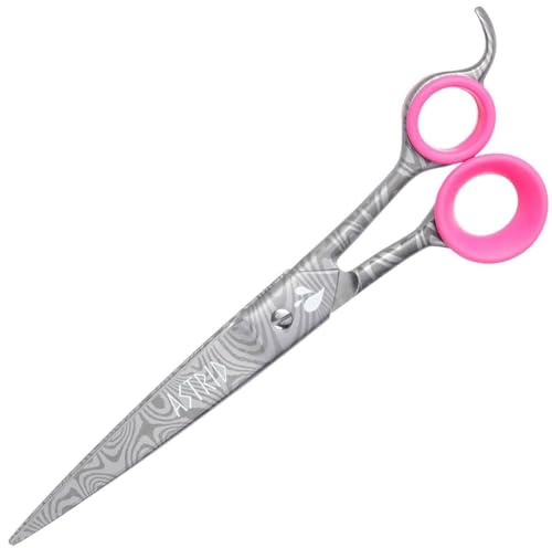 GROOM PROFESSIONAL Astrid Breite, gerade Schere, Grau, 21,6 cm