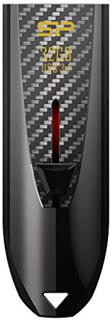 Silicon Power Blaze B25 unidad flash USB 32 GB USB tipo A 3.0 (3.1 Gen 1) Negro - Memoria USB (32 GB, USB tipo A, 3.0 (3.1 Gen 1), Deslizar, 8,2 g, Negro)