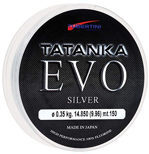 Tubertini Filo da Pesca Tatanka Evo Silver 0.18 mm 150 m in Fluoirine