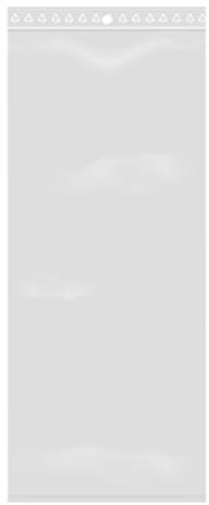 Lot de 100 Sachets à Fermeture Zip Refermable Transparent - pour Produit Alimentaire, Bijoux, Accessoires...- Format 10 x 25 cm