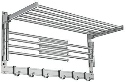 Görbach 7-40SS Aluminium Towel Rail Silver
