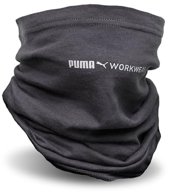 PUMA WORKWEAR Scaldacollo multifunzione da donna e da uomo, antivento, ideale per il lavoro all'aperto, ebano, Taglia unica