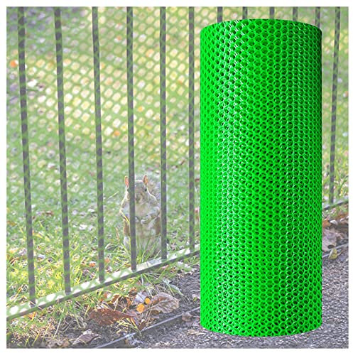 Drahtgitter Maschendraht Gartenzaun Hasendraht Hinterhof Plastik Hühnerdrahtzaun Für Proofing Critters, Grün Gartenzäune Mit Nylonkabelbindern, Blumenpflanzen Kletternetze ( Color : 0.8cm Hole , Size