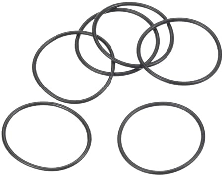 PATIKIL 100Stk Dichtungsringe O-Ringe Gummidichtung 20mm AD 18mm ID 1mm Dicke Nitrilgummi Unterlegscheibe Dichtungssatz Gummischeiben für Auto Klimaanlage Wasserhahn Rohr Schwarz