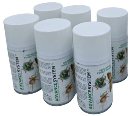 Advance System - Insetticida per Ambienti studiato per eliminare Mosche, zanzare e moscerini - 6PEZZI