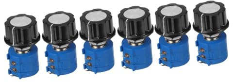 iplusmile 3 Sätze 2St Potentiometerknopf Potentiometer-Knopfkappe exquisites handwerkliches Potentiometer facilitation plastiktisch Sicheres Potentiometer Stromregler Motor-