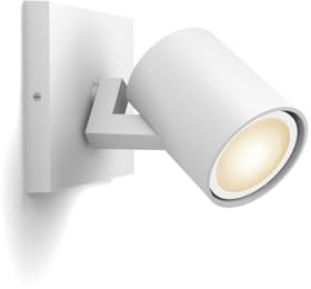 Philips Hue White Ambiance Runner 1er Spot weiß, inkl. 1x5W GU10 LED Lampe, dimmbar, alle Weißschattierungen, steuerbar via App, kompatibel mit Amazon Alexa (Echo, Echo Dot)