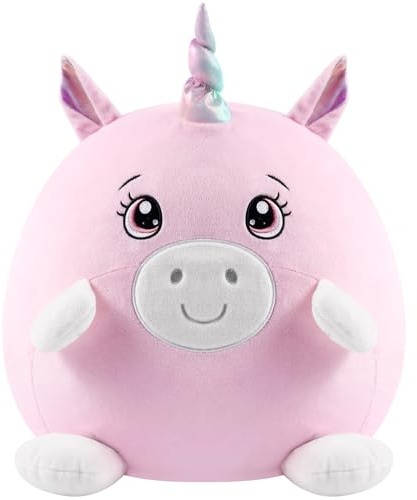 GAGAKU Plüschkissen 30cm Plüschtier Kuscheltie für Kinder Erwachsene süßes Stofftier Geschenk für Geburtstag Jahrestag (Einhorn)