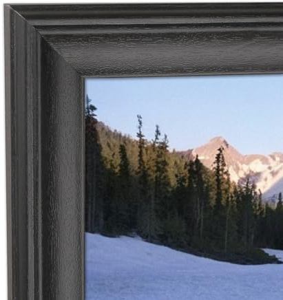 14x30 Panoramic Photo Frame Black Solid Wood Picture Frame 14x30 inch Painting Frame Poster Frame(S23B1430)