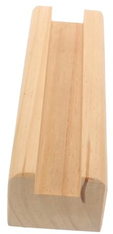AUTSUPPL Grand Miroir Chevalet sur Pied en Bois, Socle de Support Stable | Grand Miroir A Poser au Sol, Support pour Grand Miroir, Fente 3, 5cm et Profondeur 2cm