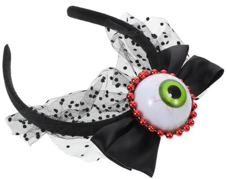 VALICLUD Halloween Haarreif Mit Großer Schleife Festlicher Kopfschmuck Für Mädchen Haarschmuck Für Cosplay Partys Und Halloween Strapazierfähig Und Komfortabel Für Schaurige Feiern