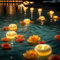 Candela galleggiante a LED senza fiamma, alimentata a batteria, 24 candele finte calde per piscina/vasca/vasca idromassaggio/matrimonio/decorazione da tavolo (5,1 x 24 cm)