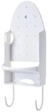 UBOHUZ Support De Table à Repasser Support de Rangement Mural for Planche à Repasser, Support de Rangement for hôtel, Maison, Fournitures de Rangement pour La Buanderie(White)
