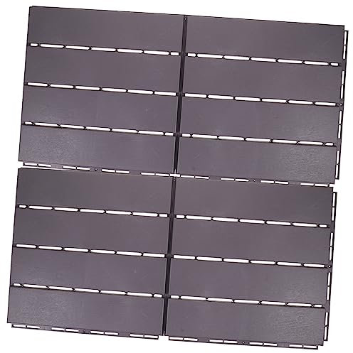 iplusmile 4pezzi Piastrelle Autobloccanti Per Terrazze Per Piscina Balcone Pavimenti in Plastica Ad Incastro Facile Installazione Da Te Materiale Sicuro e Durevole