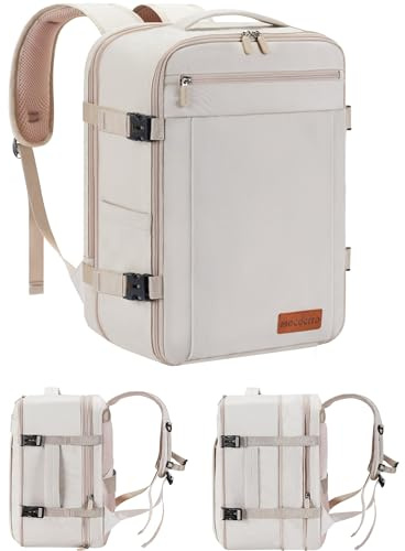 MOCOCITO Zaino Ryanair Wizzair 40x30x20,Zaino da Viaggio Espandibile 24-30L Porta PC Laptop 15.6 Bagaglio a Mano Cabina Aereo per Vueling,Easyjet Compatto Leggero Donna Uomo Daypack Casual Lavoro