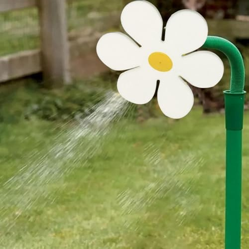 Generisch Rasensprinkler Tanzende Blume, Sprinkler Blume, farblich Sortiert, Bewässerung Sprenger beweglich, Spritzblume, der ideale Spaß für den Garten, Wasserspiele zur Gartenbewässerung (Rot)