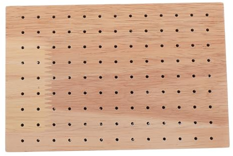 LOCZUK Présentoir à Brochettes En Bois 30 Trous Avec Structure Compacte Pour Cake Pops, Sucettes Et Amuse-gueules, Support Rotatif Pour Marchés Et Traiteurs