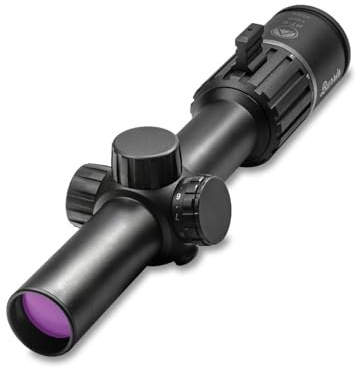 Burris Optics LPVO RT-6 1-6x24mm Tactical Riflescope with Illuminated Ballistic Reticle, True 1x Magnification, Integrated Throw Lever, 30mm Tube, Rear Focal Plane, Matte Black (200472)