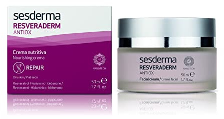 Sesderma | Resveraderm Antiox Nährende Creme | Anti-Aging-Pflege | Vitamin C | Vitamin E | Antioxidantien | Hydratisierte Haut