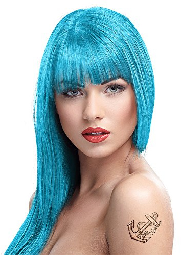 Coloration cheveux semi-permanente CRAZY COLOR, BUBBLEGUM BLUE, Bleu tendre