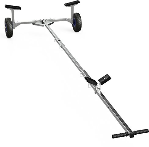 SUPROD Slipwagen Bootswagen Handtrailer faltbar Schlauchbootwagen TR260, PU, Ø 260 mm