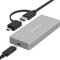 SABRENT M2 SSD Gehäuse, NVMe Adapter verwendet den neuesten Chipsatz des USB 3.2x2 zu PCIe Lane Brückencontroller (EC-NVME)