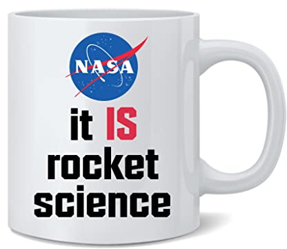 Poster Foundry NASA It IS Rocket Science Logo Funny Coffee Mug 12oz