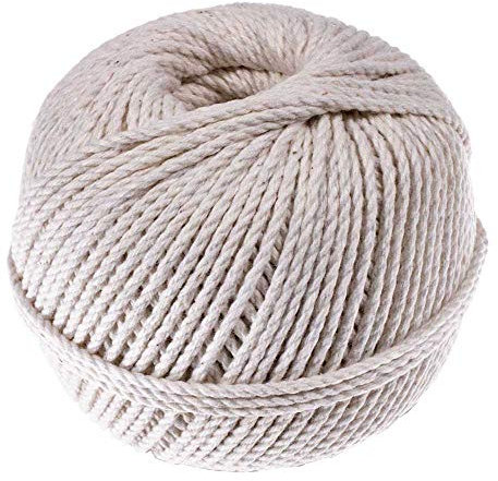 Cable de 3 hebras de algodón – línea Mason, línea de tiza, cuerda de seine – sujeta los nudos de forma segura