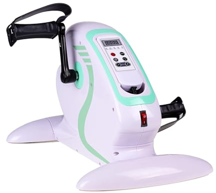 MedPlus ELEKTRISCHES Pedal-ERGUSSGERÄT FÜR DIE REHABILITATIONSTHERAPIE / MINI-ERGUSSFAHRRAD AKTIV-PASSIV UNTERSTÜTZTE Gymnastik FÜR Arme UND Beine MIT INTEGRIERTEM Computer