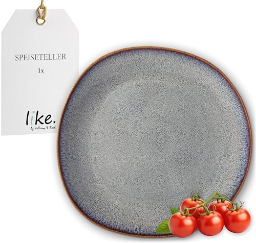 like by Villeroy & Boch – Lave beige mattallrik, 28 cm, generöst designad mattallrik av stengods, diskmaskinssäker