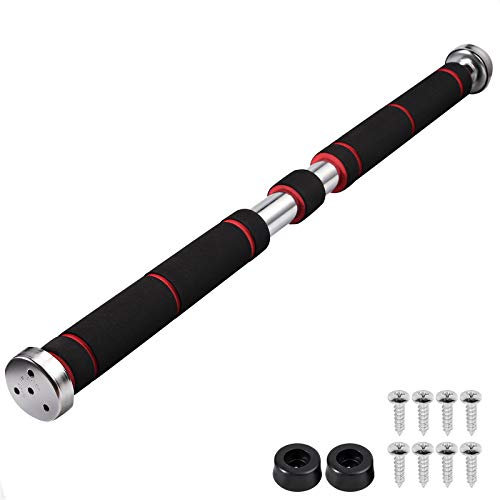 VINTEAM Pull Up Bar for Doorway, Chin Up Bar with 60-100cm Adjustable Length Supports 120KG, Suitable for Home Gym & Office Fitness Training