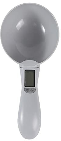 Mipcase Cuchara Medidora Digital Para Comida De Mascotas Báscula Eléctrica De Precisión Cuchara Dosificadora Para Alimento Para Medir Raciones Diarias Comederos Para Perros