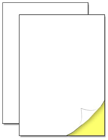50 Blatt, Etiketten Selbstklebend Bedruckbar, Sticker Papier zum Bedrucken A4-297 x 210 mm
