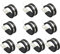 NICAVKIT 10Pcs 20mm abrazadera de cable clips de goma P abrazaderas de manguera abrazaderas de tubo abrazaderas de cable kit de acero inoxidable abrazadera de cable