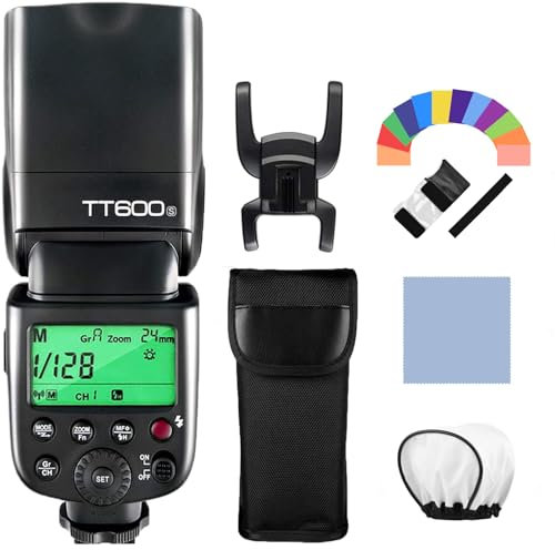 Godox TT600S 2.4G Wireless GN60 Kamerablitz Speedlite Master/Slave-Blitz 1/8000 s HSS für Kameras der Sony-Serie (MI-Blitzschuh).