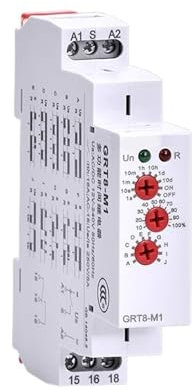 GRT8-M1 relé temporizador multifuncional AC 220V encendido retardado desconexión