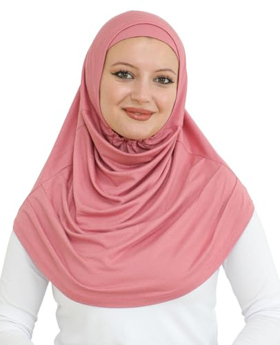 Prien Chic Hijab für Damen, Muslim Kopftuch Untertuch Set, Lange Kopftücher Kleid Frauen, Schal Für Gebetskleidung Abaya, Muslimische Kleider Für Ramadan Hajj