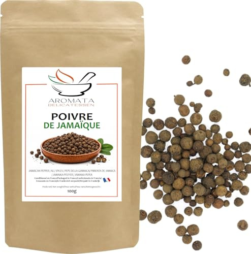 AROMATA – Pimienta/Pimienta de Jamaica entera - 100% natural - 100 g