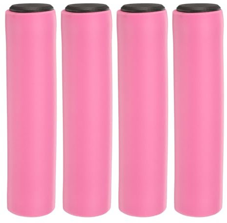 QUARKZMAN 2 stycken cykelstyrhandtag 0,6 tum modell bekväma halkfria handtag silikonskum förbättrat grepp stötdämpande BMX-handtag för mountainbikes och skotrar, rosa
